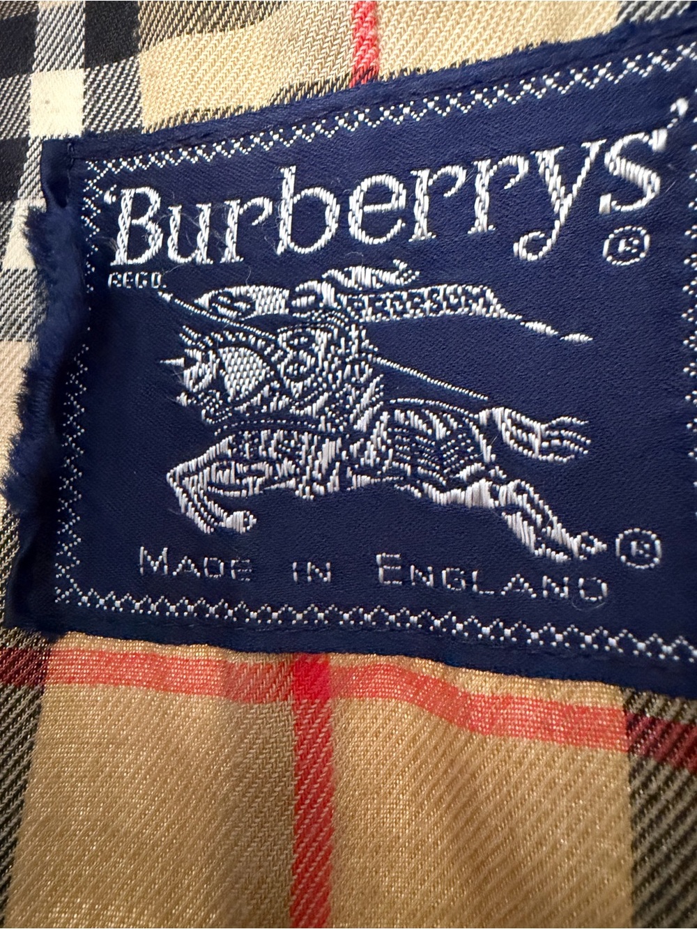 Burberry vintage trench coat